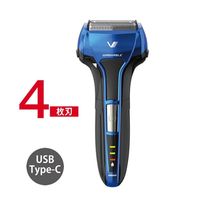 マクセルイズミ 充電・交流式 往復式シェーバー 4枚刃 ブルー IZF-V543W-A 1台