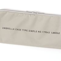 コンパクト折り畳み傘ケース グレー LAKOLE/ラコレ