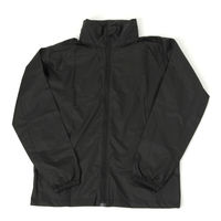 パッカブルウィンドブレーカー(Lサイズ) ブラック LAKOLE/ラコレ