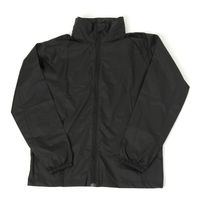 パッカブルウィンドブレーカー(Mサイズ) ブラック LAKOLE/ラコレ