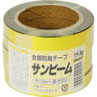 三京化成工業 日本マタイ 防鳥テープ 金銀5巻 12mm×90m 600014 1セット(6個)（直送品）