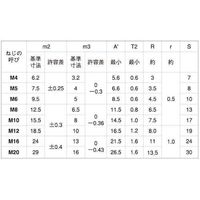 SUNCO BK SUS 袋ナット 輸入品 M8 (20本入り) N0-02-U000-0080-0000-08-20P 1パック(20個)（直送品）