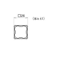 ヒナカ HINAKA センターポールアルファ 4.0M MRCA-40 1本 226-6293（直送品）