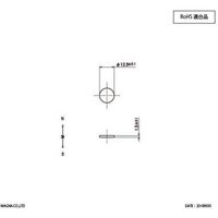 マグナ MAGNA ネオジム磁石 丸型 12.5φ×1.5 1-1012.51.5 1個 450-4882（直送品）