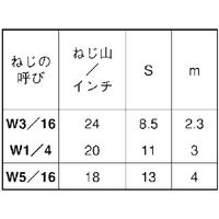 SUNCO ユニクロ 板ナット 6 (8.5X2.3 (3500本入) N0-00-0402-8015-0000-01 1箱(3500本)（直送品）