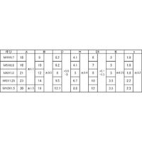 SUNCO T型溶接ナット(1A) M10 P=1.5 (150本入) N0-00-0481-0100-0000-00 1箱(150本)（直送品）