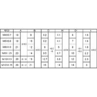 SUNCO 三価ホワイト T型溶接ナット(2A) M8 (250本入) N0-00-0482-0080-0000-03 1箱(250本)（直送品）