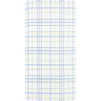 林 大判バスタオル　リラックスチェック　ブルー（青） 1枚