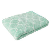 林 バスタオル　マイクロファイバー　モロッカン　グリーン（緑） 1セット（5枚）