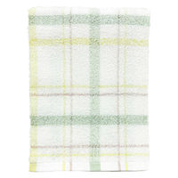 林 大判バスタオル　リラックスチェック　グリーン（緑）　 1セット（5枚）