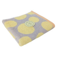 林 フェイスタオル　アソボッカ　リング　イエロー（黄） 1セット（5枚）