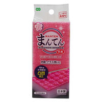 キッチンスポンジ まんてんスポンジ 折り曲げて洗える 薄型・大判 抗菌 日本製 1個 オーエ