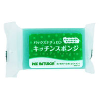 パックスナチュロン キッチンスポンジ 水切れがよい 長持ち 食器洗い ブルー 1セット（1個×10）太陽油脂