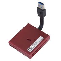 ナカバヤシ USB3.2Gen1 マルチカードリーダー・ライター レッド CRW-37M87R 1個