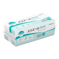 ペーパータオル 小判 パルプ シングル 300枚 エリエール ペーパータオル ライト 1セット（1個×42）エリエール