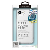 PGA iPhone 16e用 クリアポケットケース クリア PG-25KCTP01CL 1個（直送品）