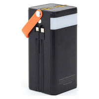 TOHO 大容量コンパクトバッテリー&ソーラーパネルセット ブラック a3448210 1台（直送品）