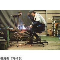 アズワン 溶接用チェア・背付き 67-9251-59 1個（直送品）