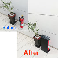 光　消火器カバー　ホワイト　HI5525-W　1セット(4個入)（直送品）