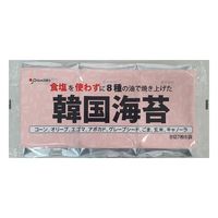 食塩を使わずに8種の油で焼き上げた韓国海苔 8切7枚 6袋入 1セット（1個×3）オリオンジャコー