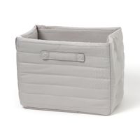 キルティング収納BOX(S) グレー LAKOLE/ラコレ