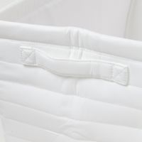 キルティング収納BOX(M) ホワイト LAKOLE/ラコレ