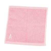 イニシャルハンドタオル(A) ピンク LAKOLE/ラコレ
