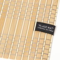 バンブーランチョンマット ナチュラル LAKOLE/ラコレ