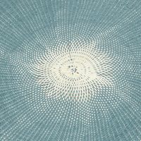 ペーパーランチョンマットサークル ブルー LAKOLE/ラコレ