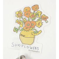 （世界の名作）ハンドストラップ ひまわり LAKOLE/ラコレ