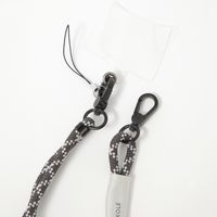 6mmマルチクロススマホストラップ グレー LAKOLE/ラコレ