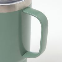 保冷・保温 フタ&ハンドル付きタンブラー グリーン LAKOLE/ラコレ