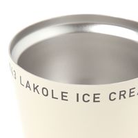 ステンレスアイスクリームカップ アイボリー LAKOLE/ラコレ