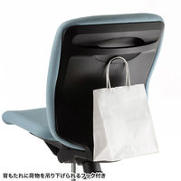 サンワサプライ オフィスチェア ブルー SNC-080KBL 1脚（直送品）
