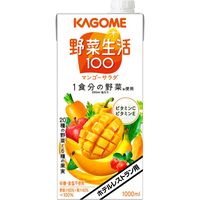 カゴメ ホテルレストラン用 野菜生活100 マンゴーサラダ 1Lパック 1セット（12本）