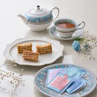 ミルフイユ＆ウェッジウッドティーバッグセット7P １個 アデリー　手土産 ギフト 洋菓子　お菓子　母の日　父の日　敬老の日　個包装