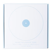 大香 お香皿／香立て HFT Glass Incense Holder クリア×ブルー 1セット（香皿1枚／香立て1個）