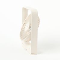 スリムデスクファン マグネット付 オフホワイト studio CLIP