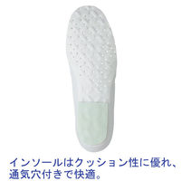 【コックシューズ】 KAZEN コックシューズ(先芯入り) セーフティタイプ 白 468-70-27.0 ホワイト 27cm（わけあり品）