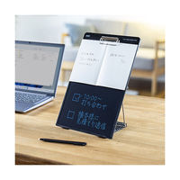 電子メモパッド 13インチ クリップ スタンド付き ブラック DH-320BK 1個 サンワサプライ（わけあり品）