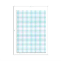 コクヨ PPC用原稿用紙 A4縦 5mm方眼 枠付 50枚 コヒ-115DN 1セット(50枚)（わけあり品）