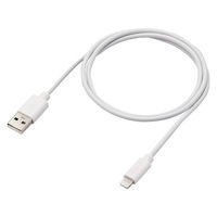 エレコム iPhone充電 ライトニングケーブル 1m 最大12W 白 MPA-UALEC10WH 1個（わけあり品）