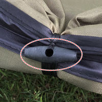 セーフラン安全用品 集草ガーデンバッグ(スプリング自立式) φ46x70cm 容量約113L カーキ C0109-113L 1個（直送品）