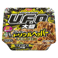 日清焼そばＵ．Ｆ．Ｏ．大盛 ぶっ濃いトリプルペッパー 手羽先風味焼そば 1セット（1個×6） 日清食品