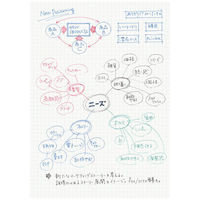 コクヨ ソフトリング方眼罫80枚B5銀 スーSV308S5-C 1冊（わけあり品）