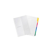 マルマン A4ラミタブ見出し 8山 LT4008 1パック（わけあり品）