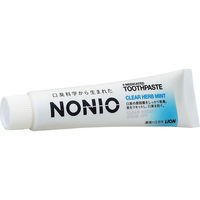 NONIO（ノニオ） クリアハーブミント 30g 1セット（3本）ライオン 歯磨き粉 口臭予防 ミニサイズ 持ち運び（わけあり品）