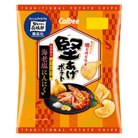 ポテトチップス スナック菓子 堅あげポテト 海老塩にんにく味 60g 1セット(1個×6) カルビー