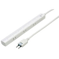 ヤザワコーポレーション 3P対応スリムタップ7個口2mマグネット Y02YJKP702WH 1個（わけあり品）