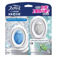 【アウトレット】ファブリーズ 消臭+抗菌 トイレ用 置き型 シャボン+マウンテンエア 6.3ml 1セット（1パック（2個入）×3） P＆G